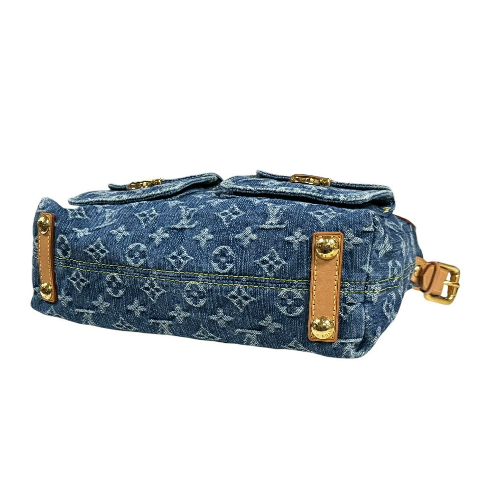 Louis Vuitton Baggy PM Monogram Denim Shoulder Bag Blue - Picture 5 of 9
